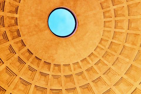 Elaborate domed ceiling