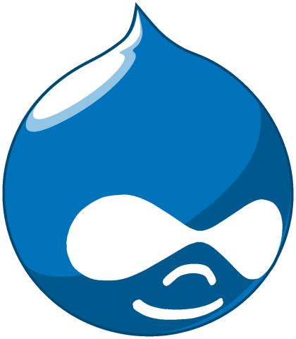 Drupal Logo in blue