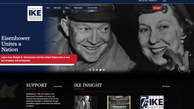 Eisenhower Foundation - screenshot