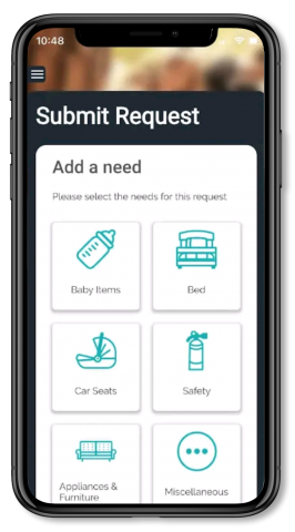 CarePortal Agency App - mockup