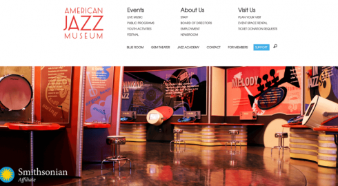 American Jazz Museum screenshot